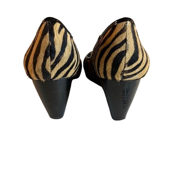 Sole Society Zebra Hair Print Wedges - Picture 5 of 7